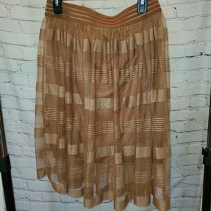 Skirt, brown, medium, used